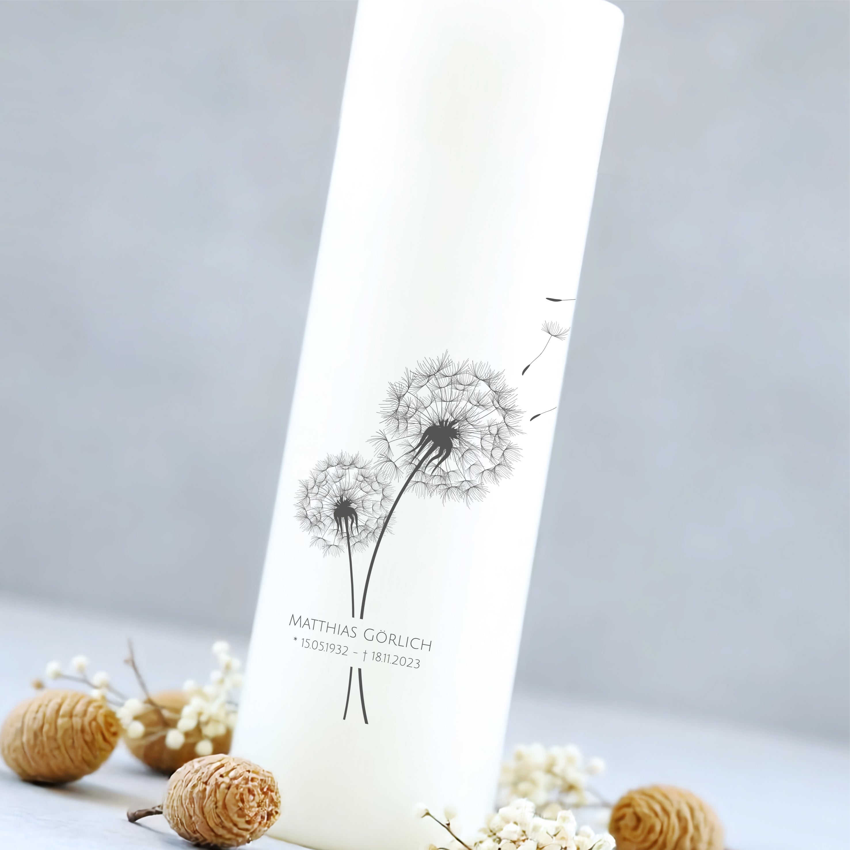 Gedenkkerze | Pusteblume