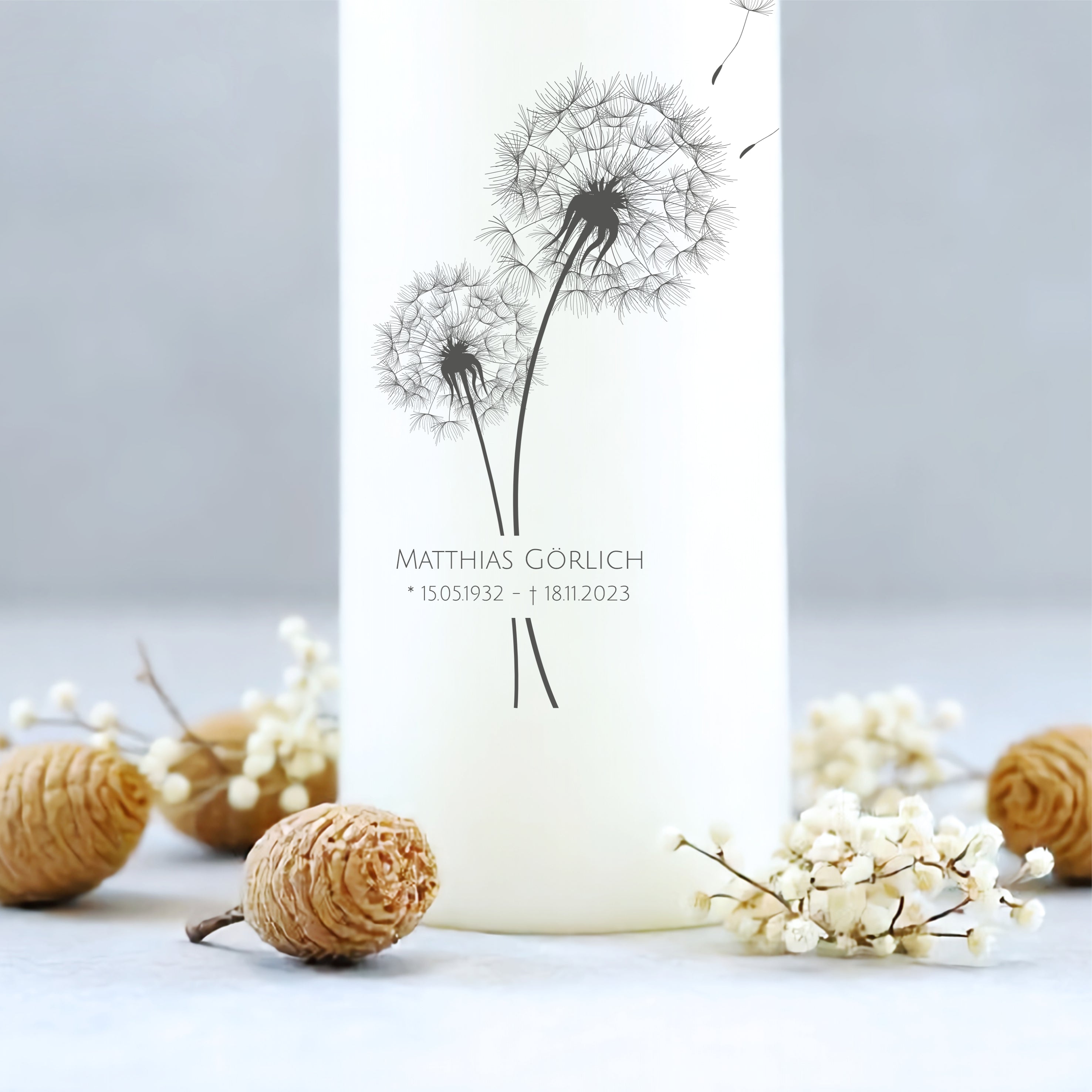 Gedenkkerze | Pusteblume