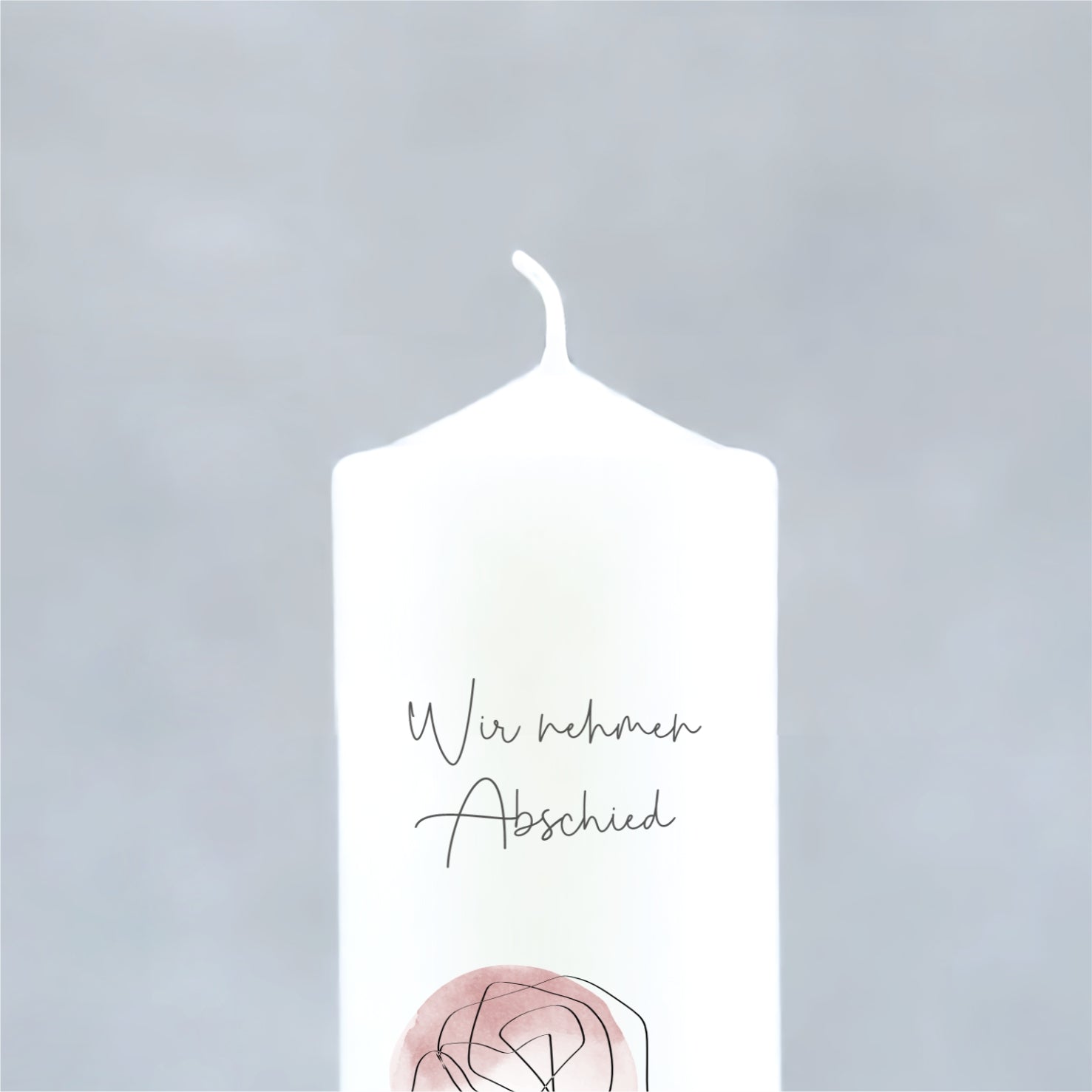 Gedenkkerze | Rose