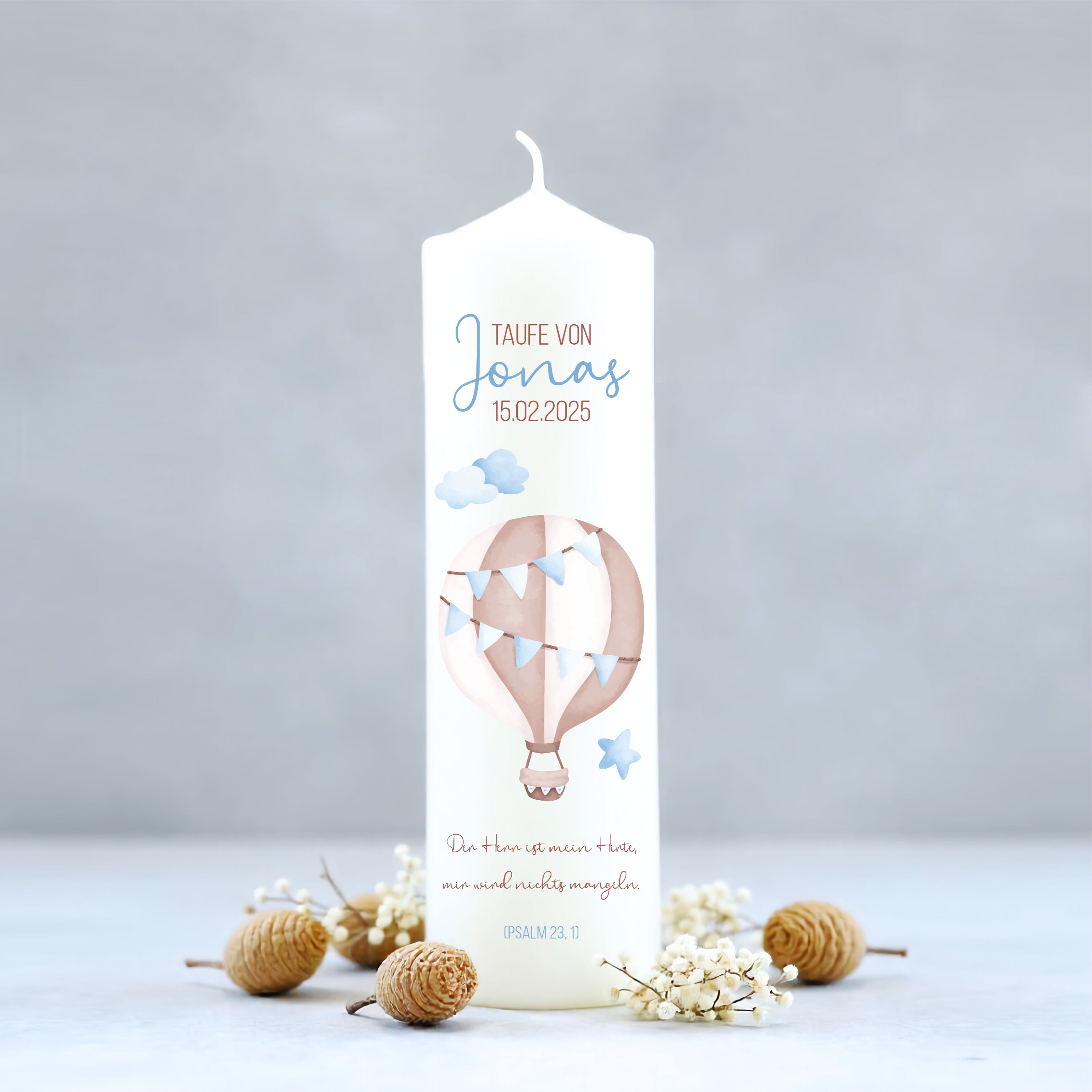 Taufkerze | Ballon / ♂