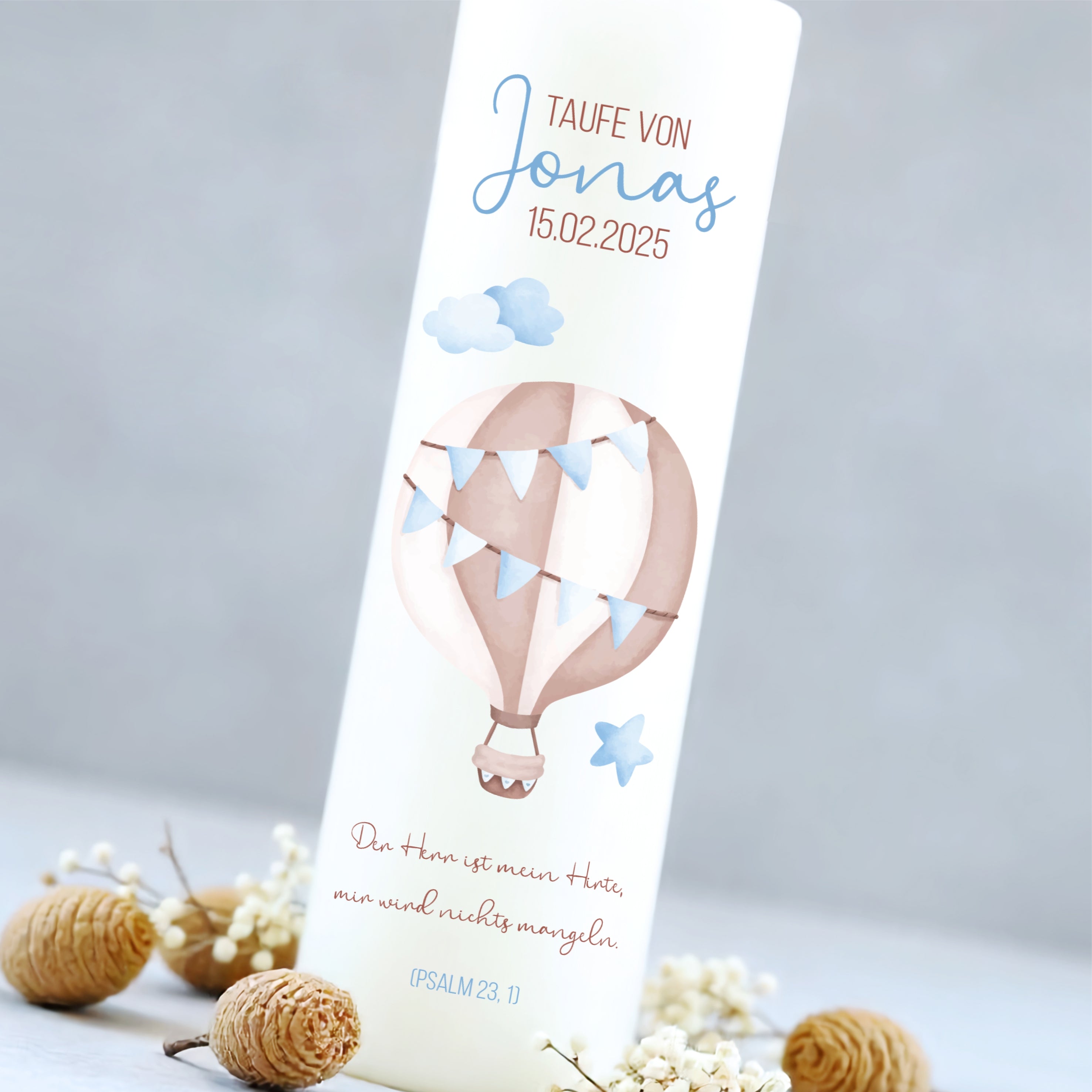 Taufkerze | Ballon / ♂