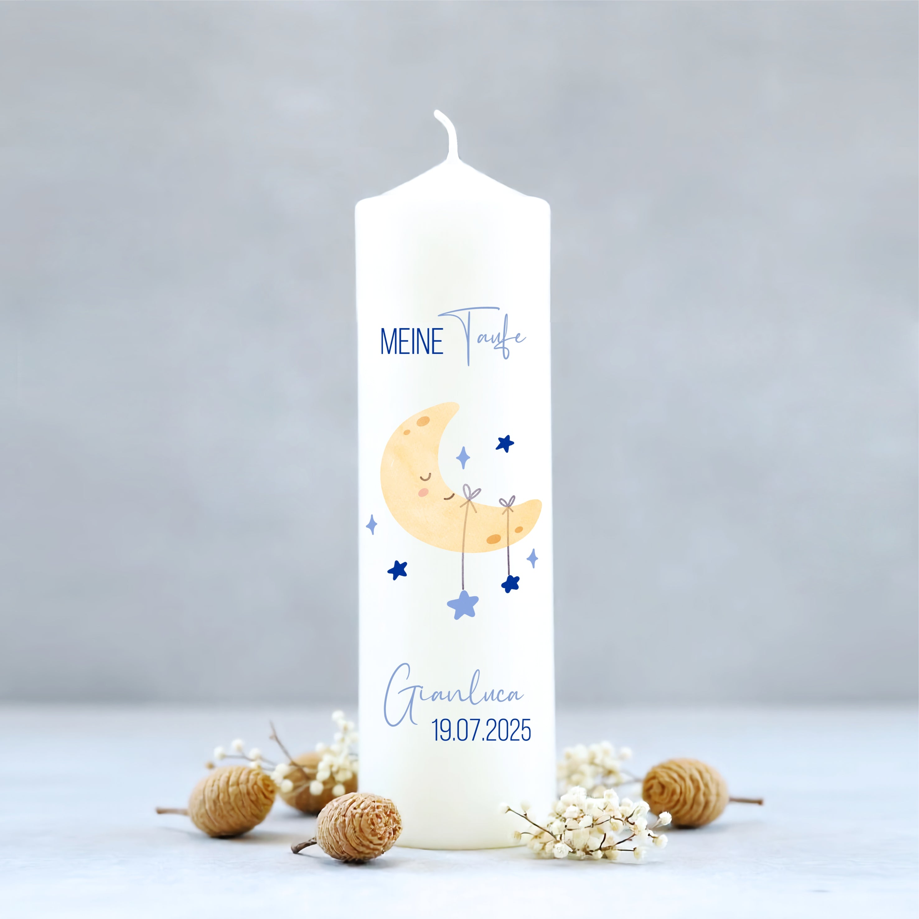 Taufkerze | Mond / ♂