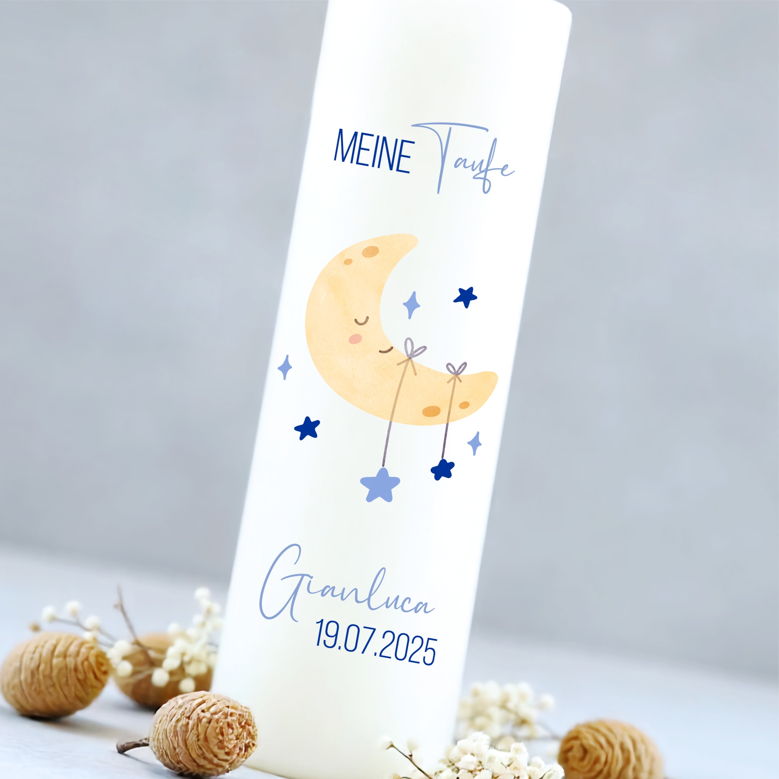 Taufkerze | Mond / ♂