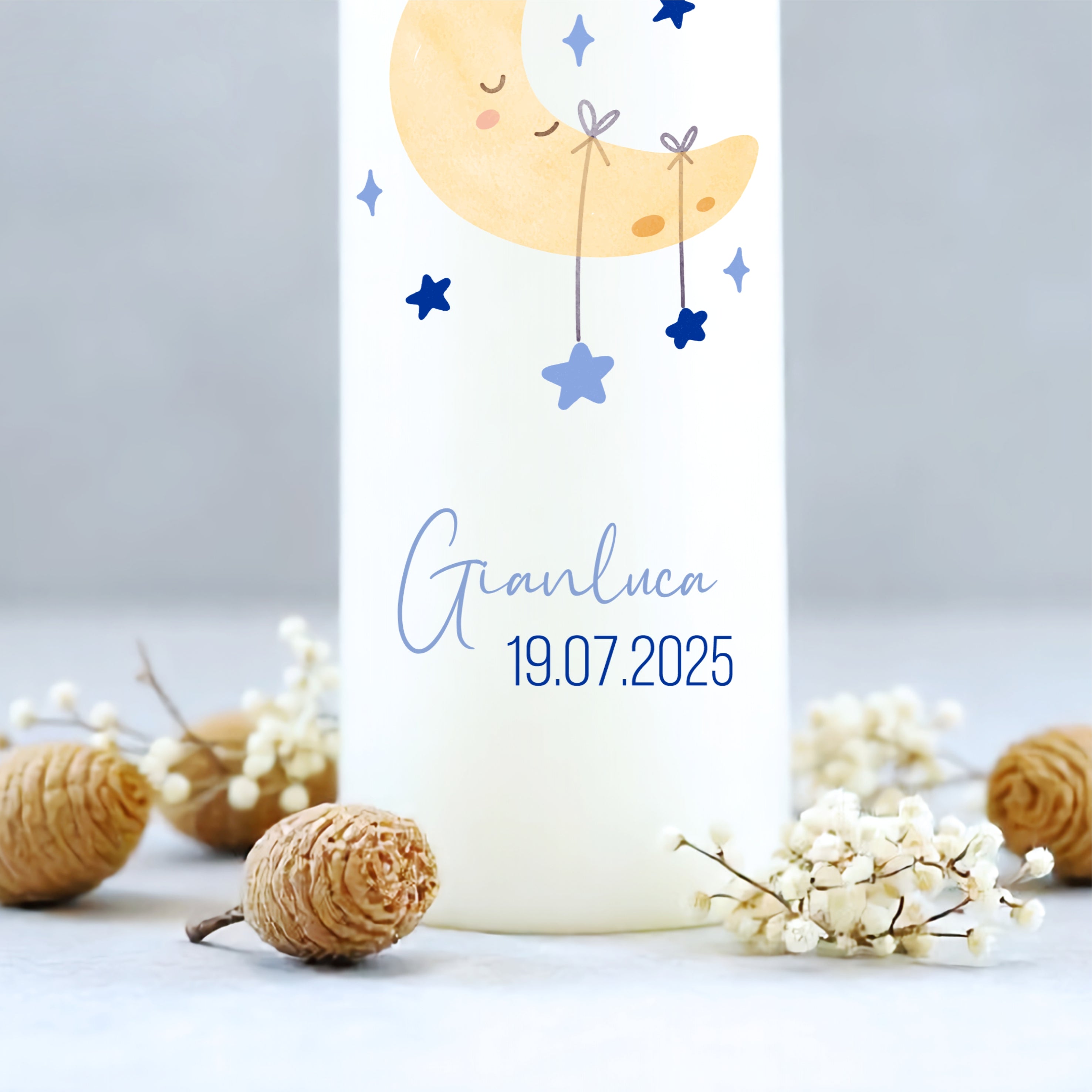 Taufkerze | Mond / ♂