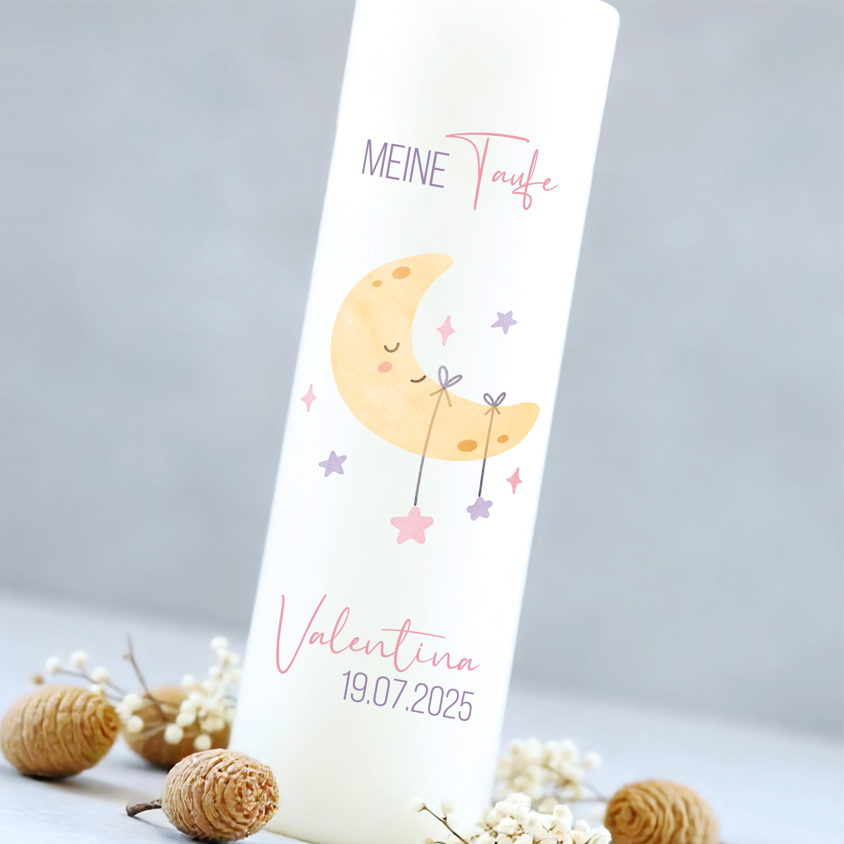 Taufkerze | Mond / ♀