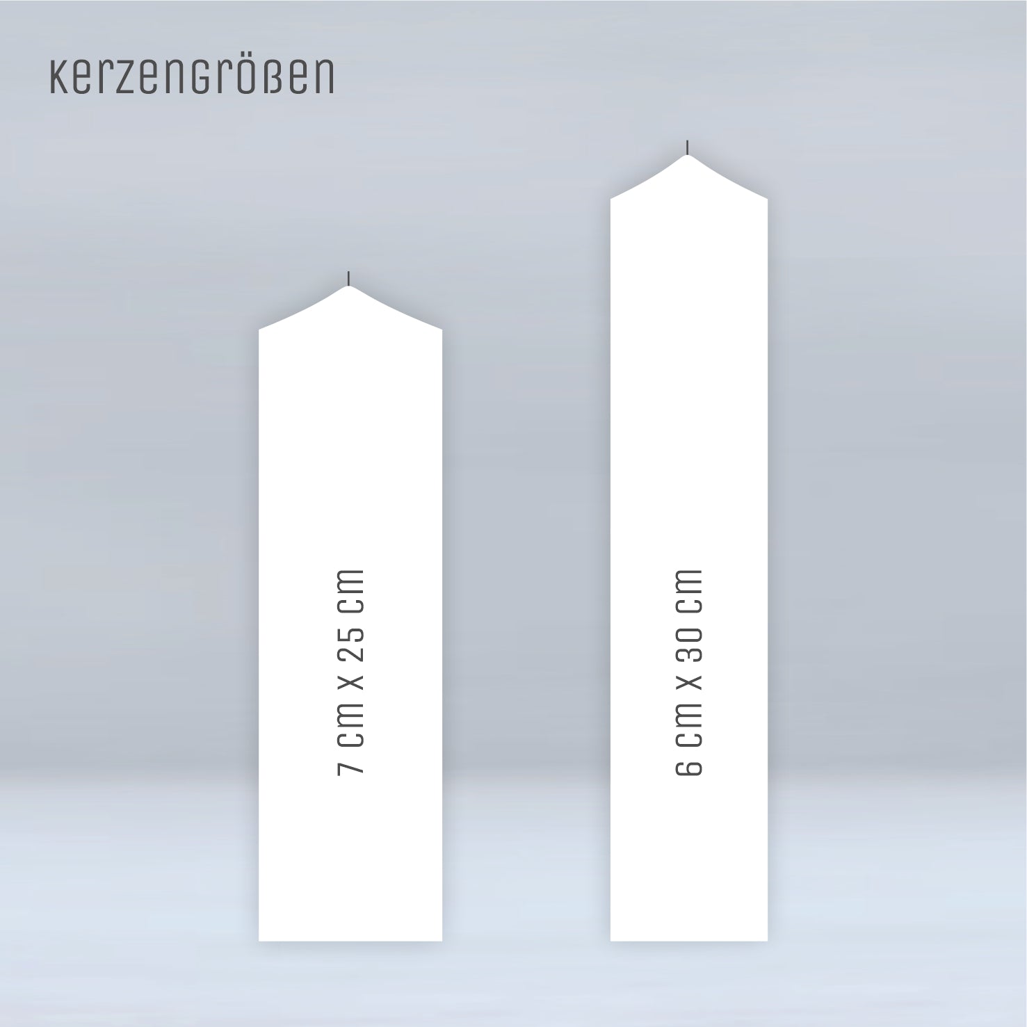 Gedenkkerze | Kreuz